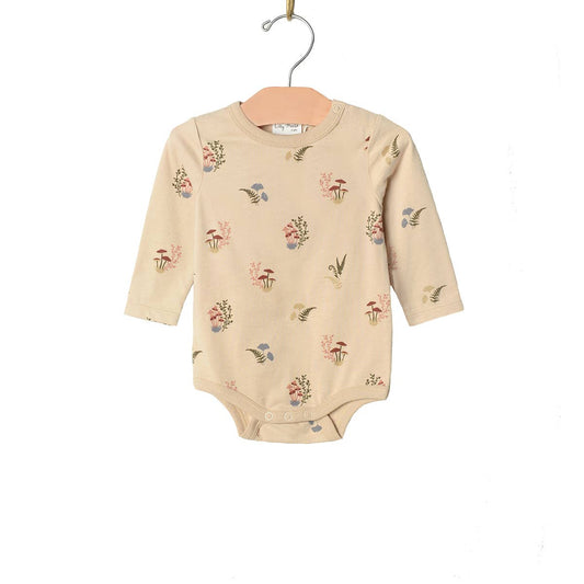 Fall Mushrooms Long Sleeve Onesie