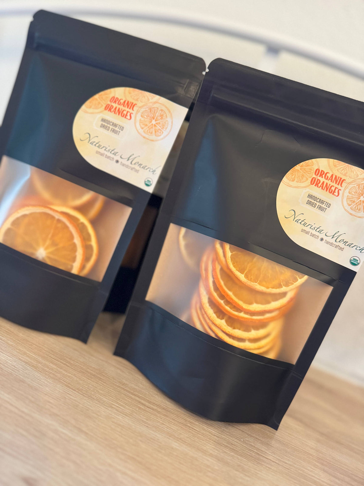 Dried Oranges, Organic, Vegan, Dehydrated