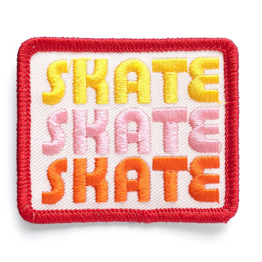 Skate Skate Skate Iron-on Patch