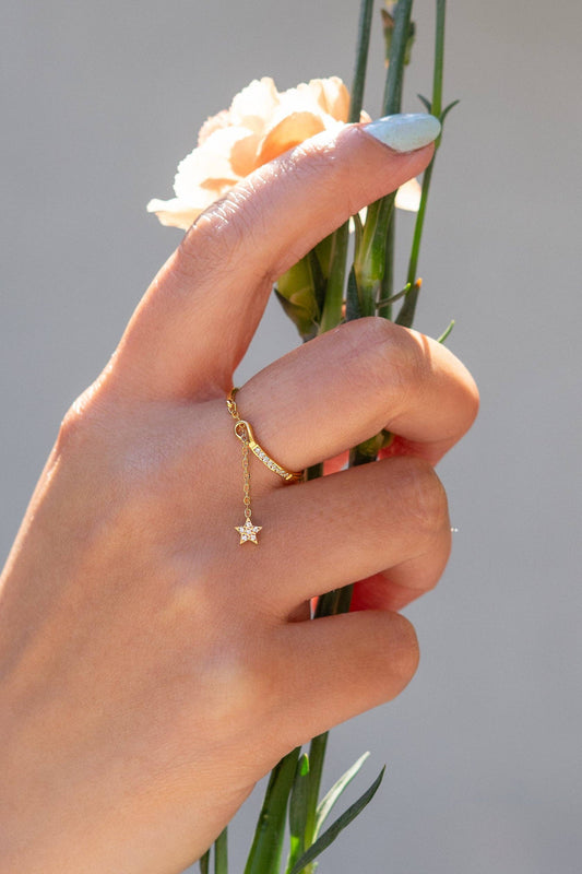 Twinkle Ring - 18K Gold Plated + CZ