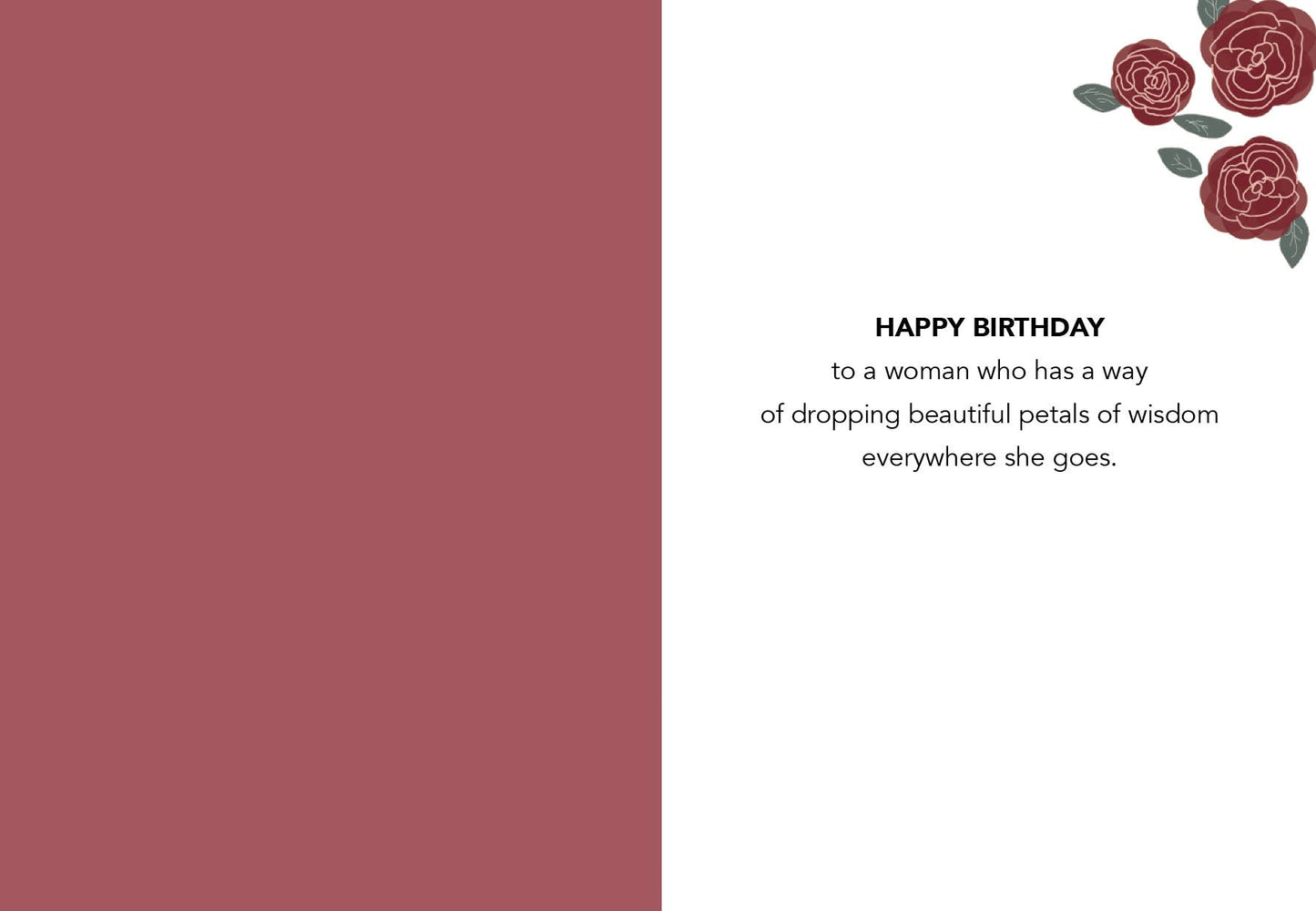 Bella Roses Birthday Card