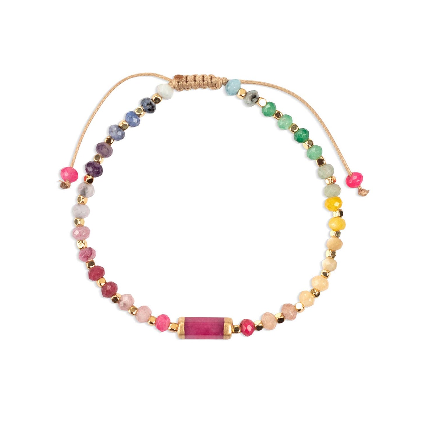 Chakra Glow Bracelet - Vitality/Root/Gold