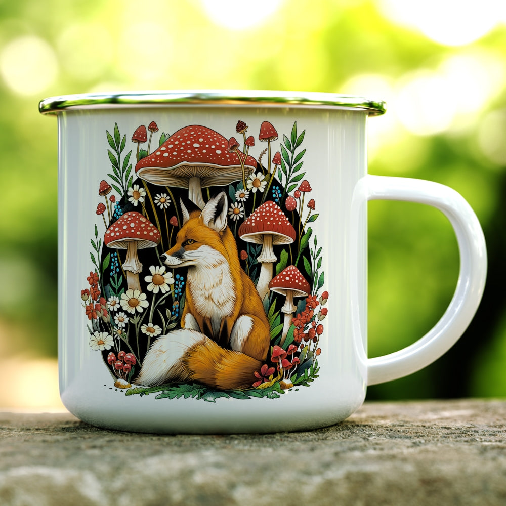 Woodland Forest Fox Camp Mug