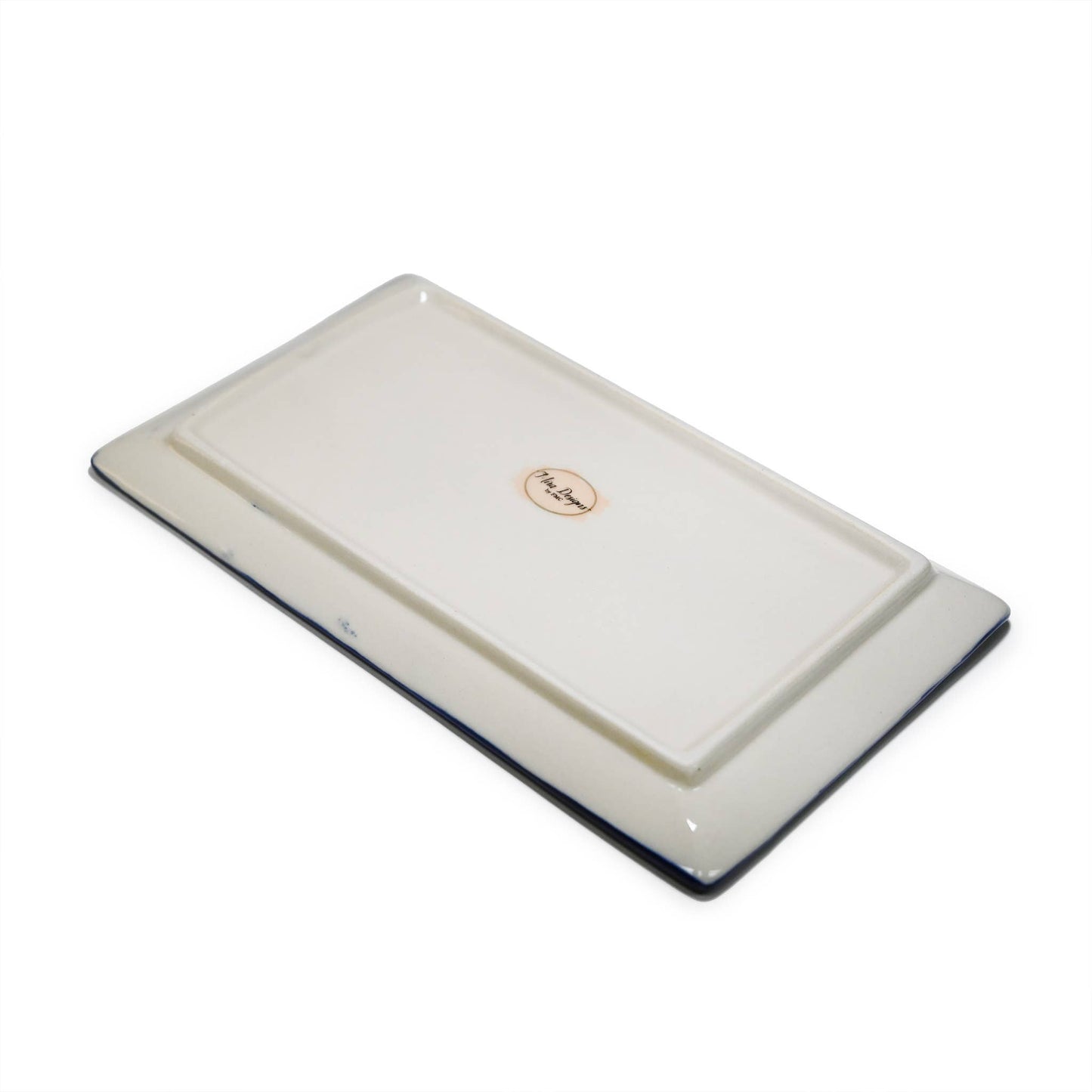 MIRA DIVIDED PLATE WITH CHOPSTICKS – WHITE DRAGONFLIES