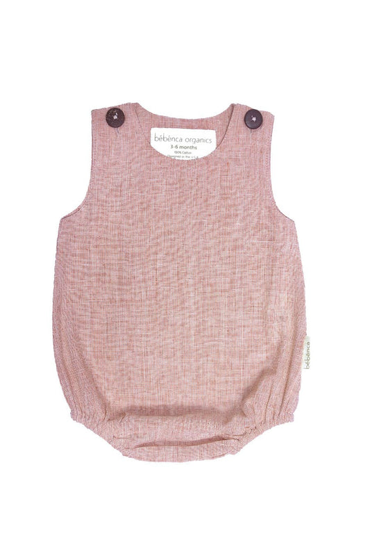 Ruby: Yarn-dyed Baby Bubble Onesie