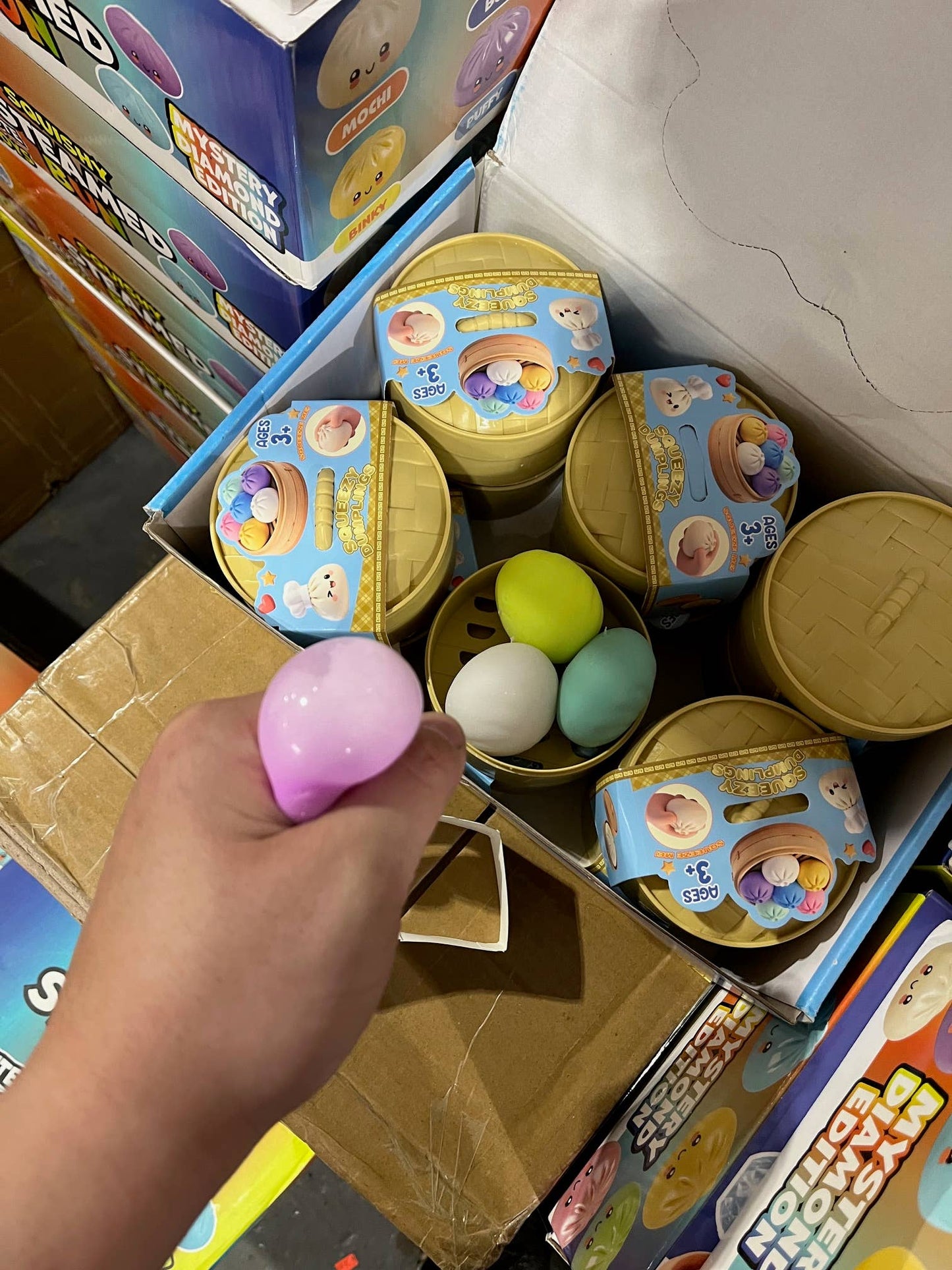 4-in-1 Mini Squishy Dumplings Toy