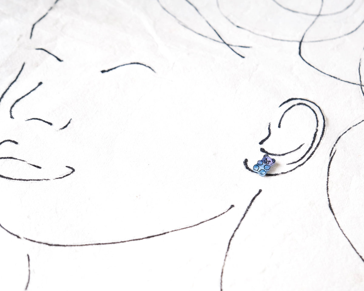Petite Gummy Bear Stud Earrings