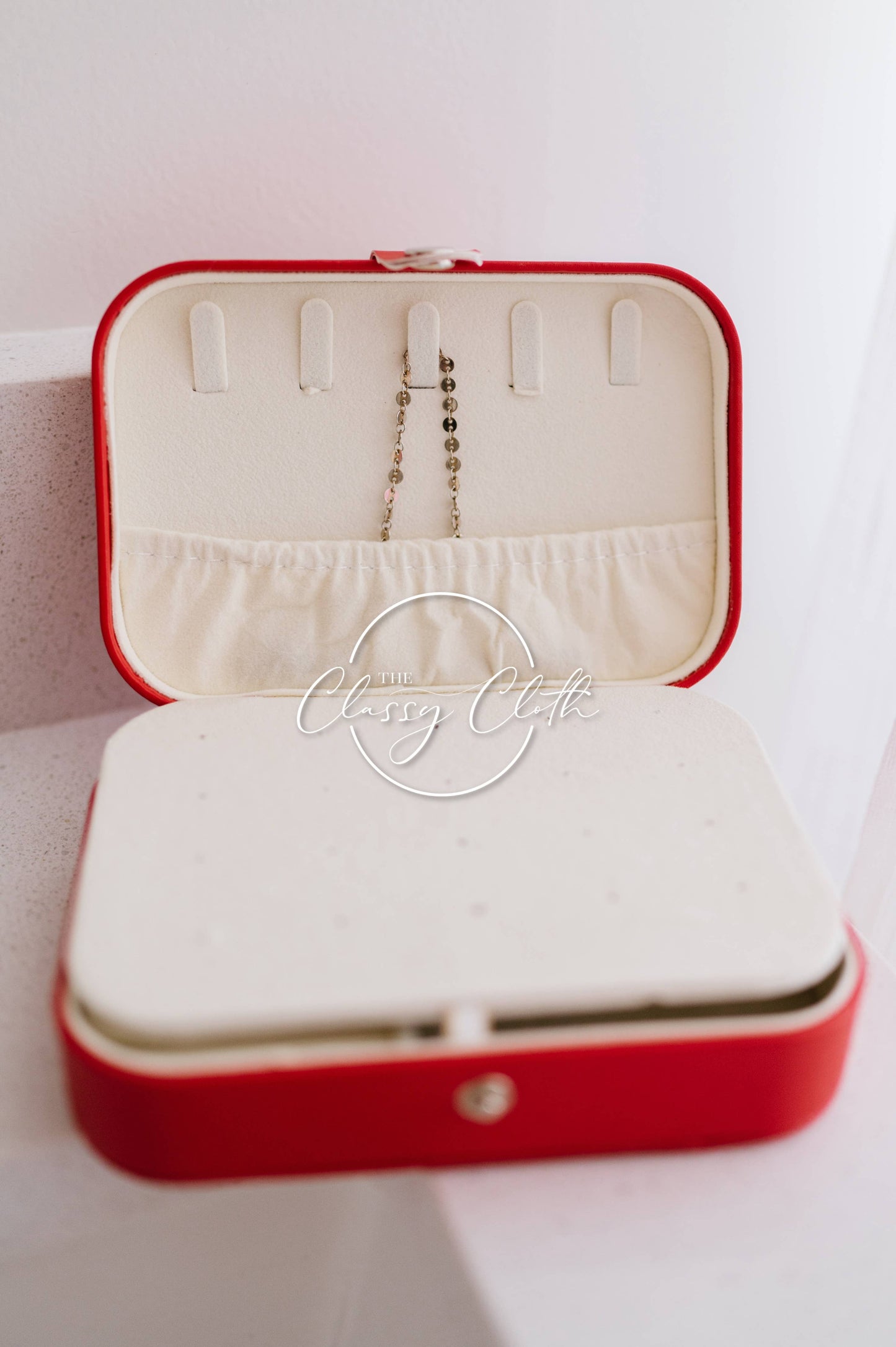 Jewelry Case - Red