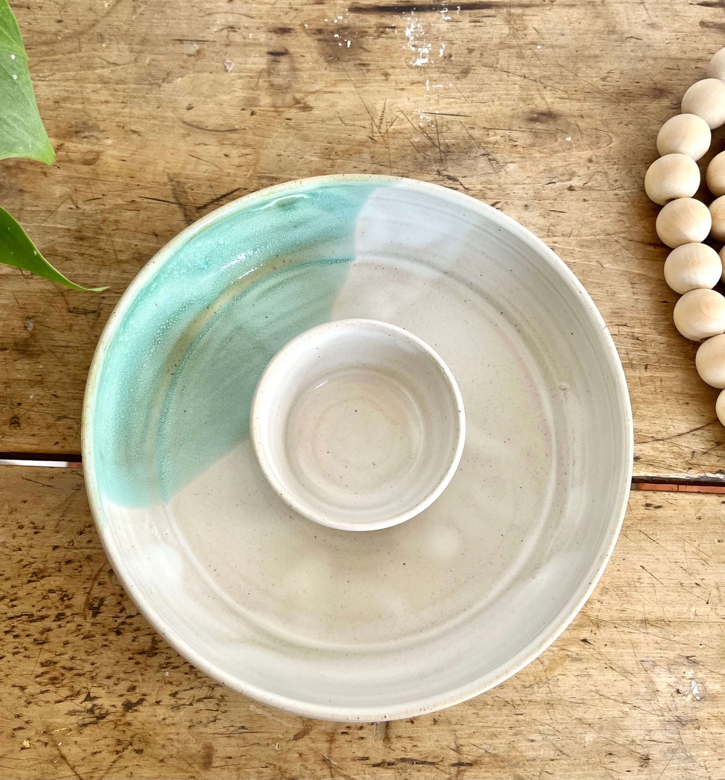 Small Chip And Dip Serving Platter Shrimp Cocktail Tray