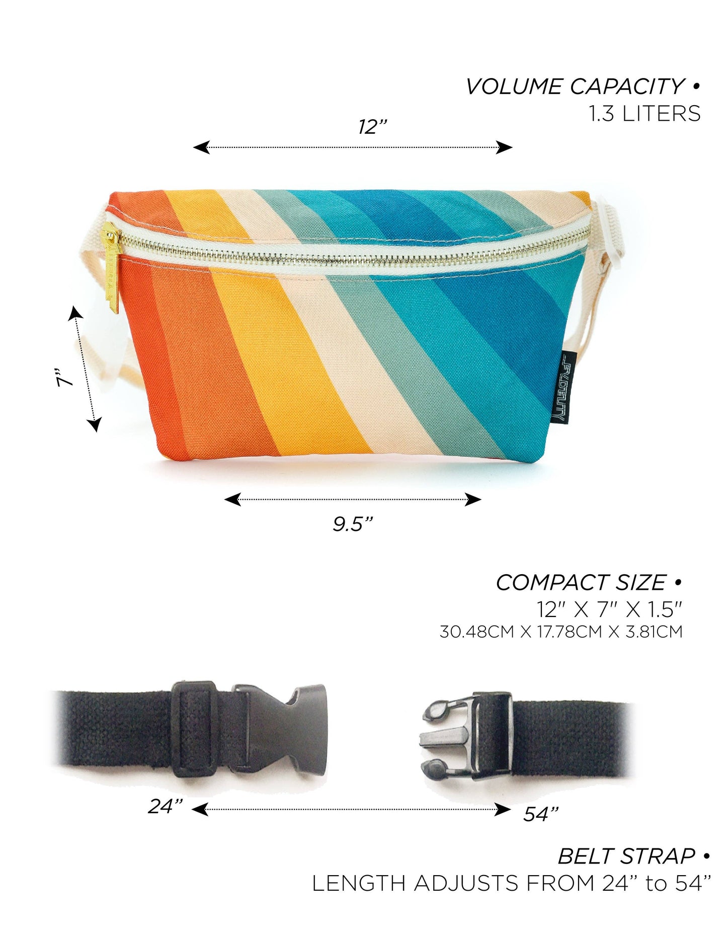 Fanny Pack | Retro Rainbow
