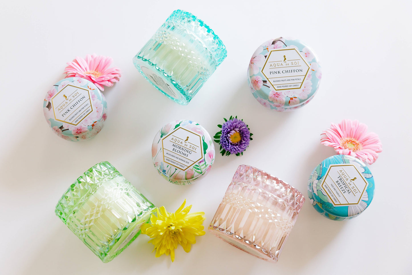 Morning Bloom 8oz Petite Shimmer Candle