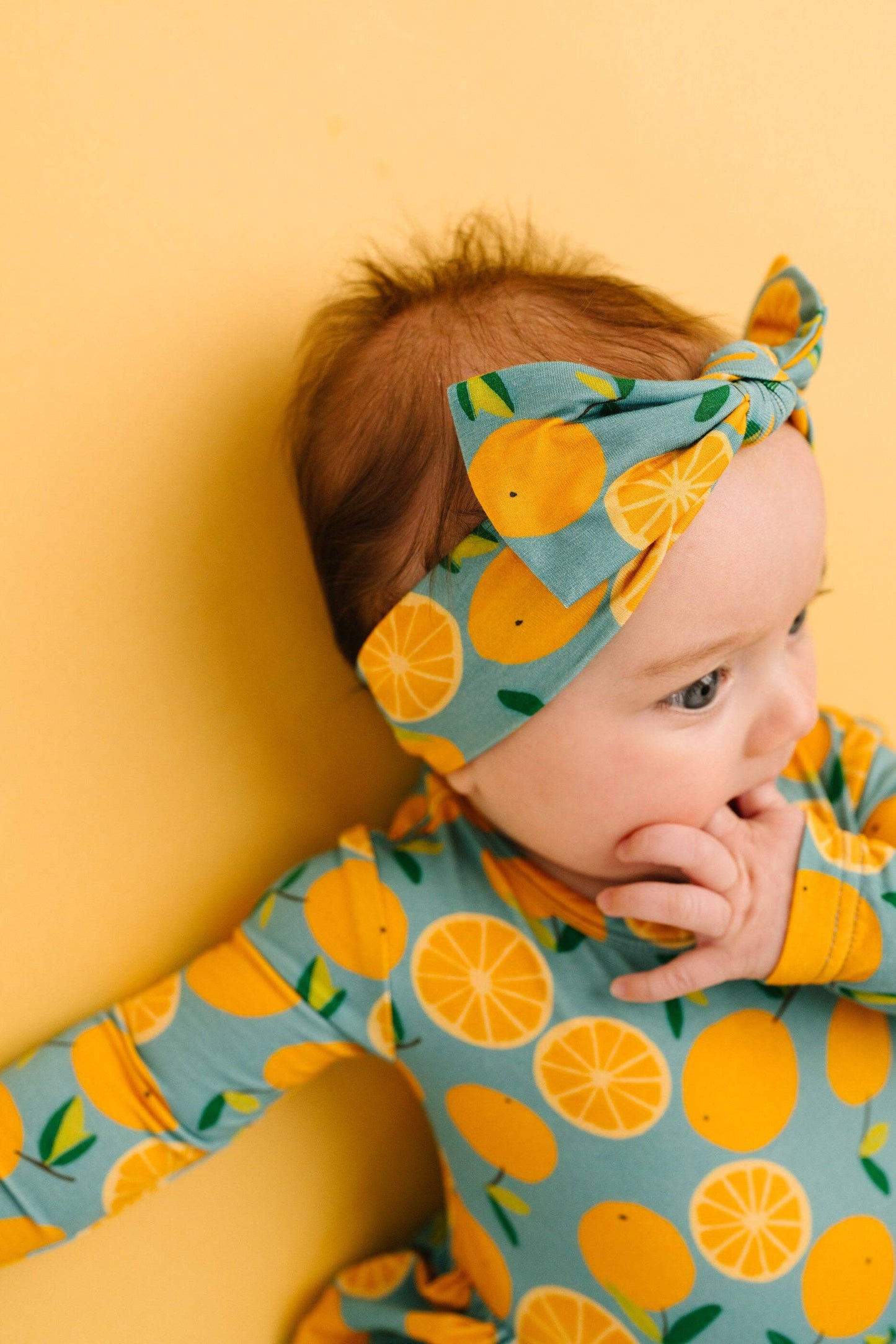 Orange Breeze Bodysuit Bamboo Dress