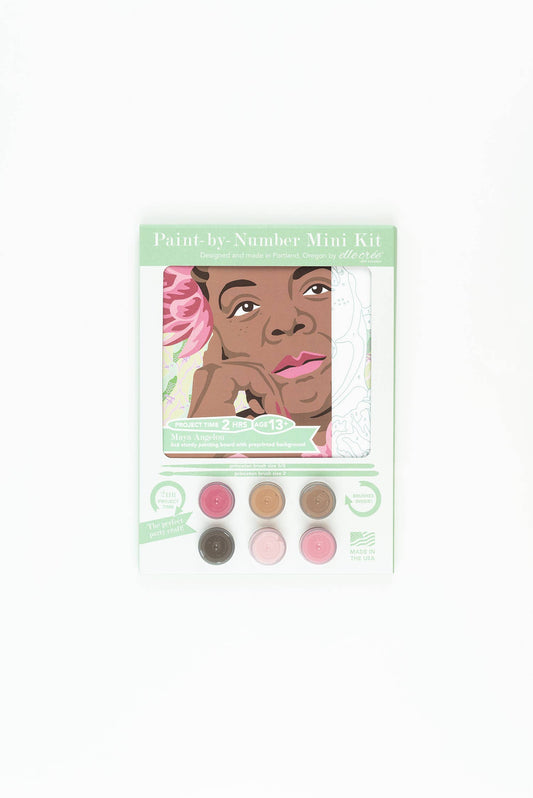 Maya Angelou MINI Paint-by-Number Kit
