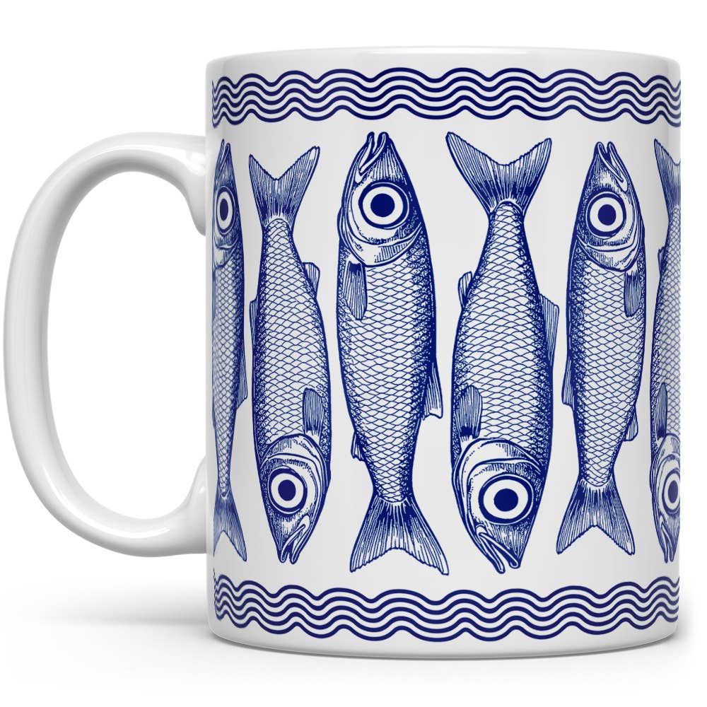 Sardines Tinned Fish Ceramic Mug