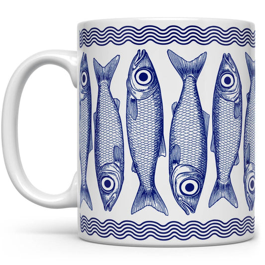 Sardines Tinned Fish Ceramic Mug