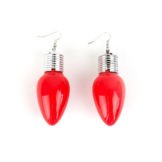 Festive Light Up Christmas Earrings