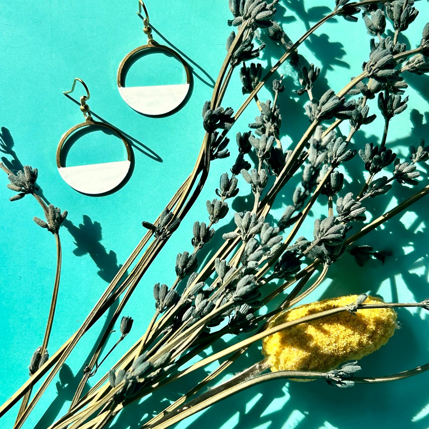 Crescent Hoop Earrings-Assorted Styles