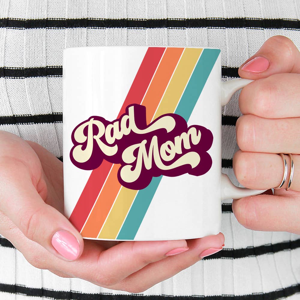 Retro Rad Mom Coffee Mug
