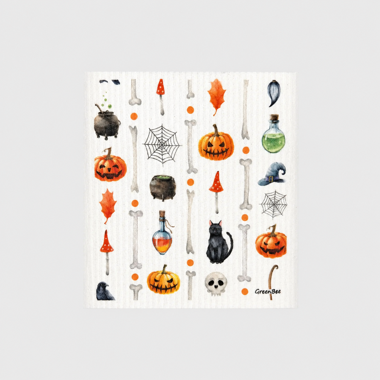 Halloween Swedish Dishcloth