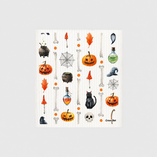 Halloween Swedish Dishcloth