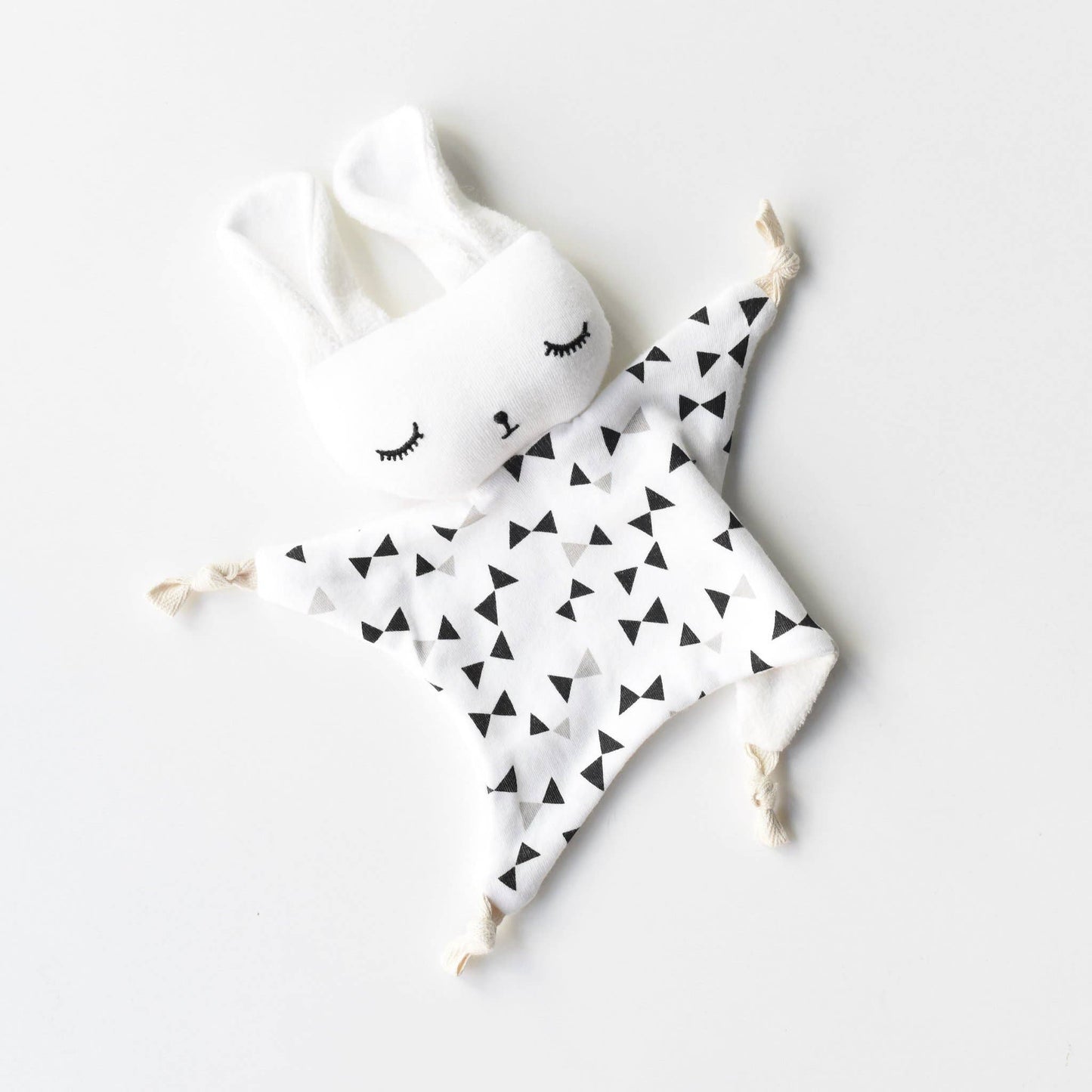 Cuddle Bunny - Bowties - Organic Fabric Plush Baby Lovey
