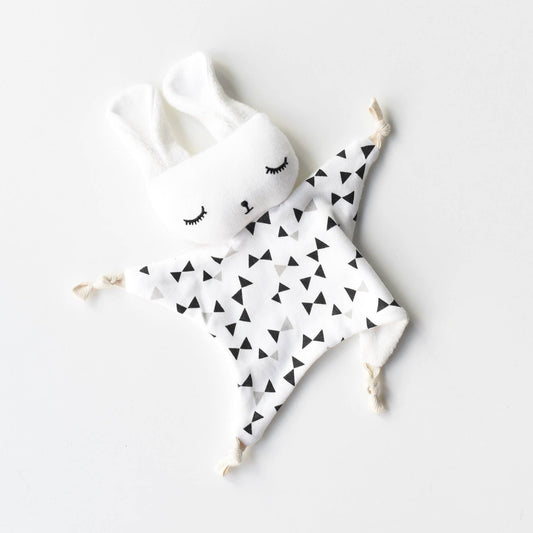 Cuddle Bunny - Bowties - Organic Fabric Plush Baby Lovey