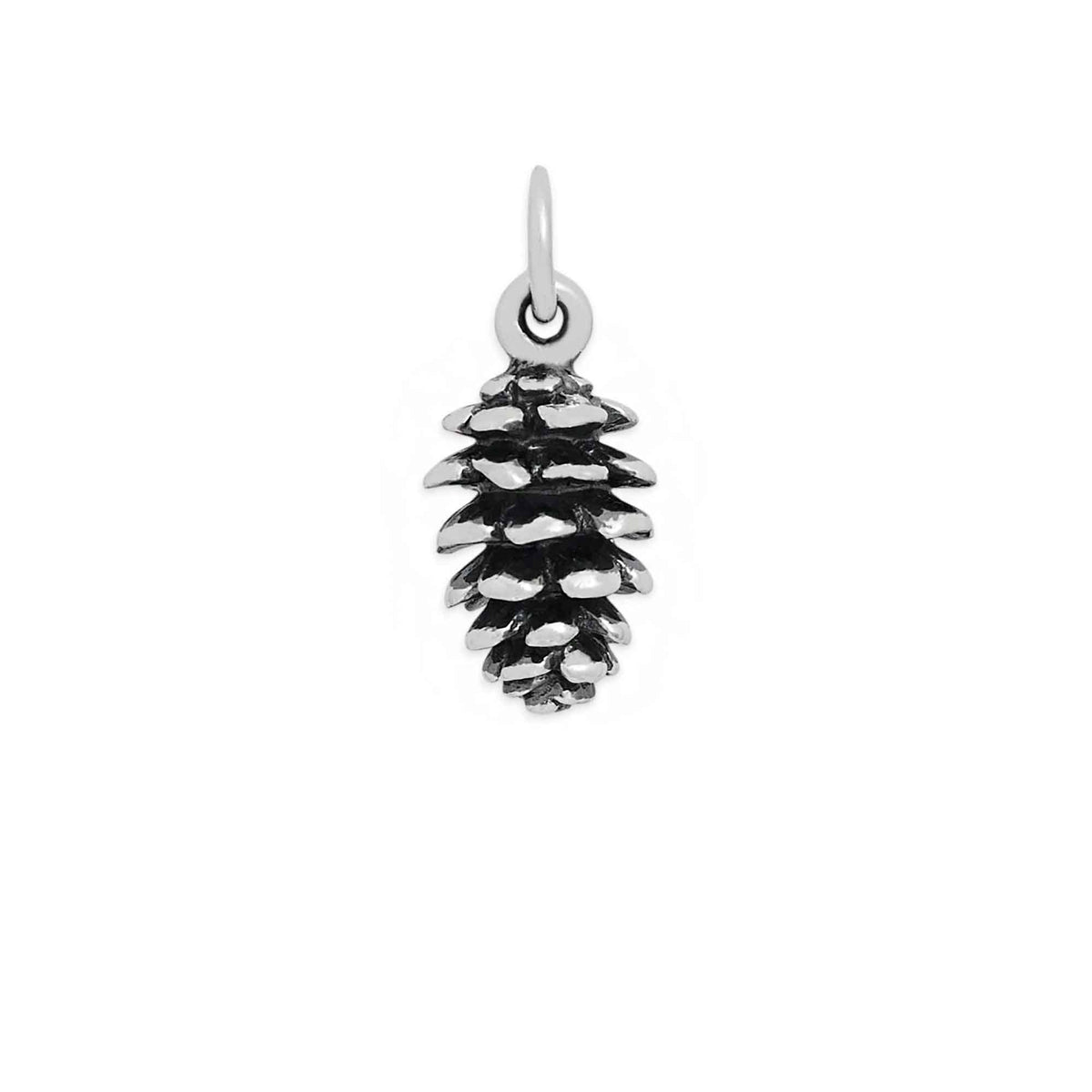 Pinecone Charm 17x7mm