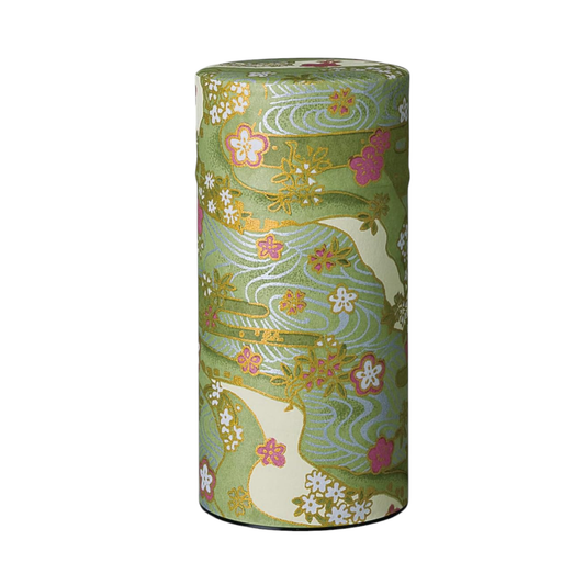 Shikisai Green 7oz Tea Canister
