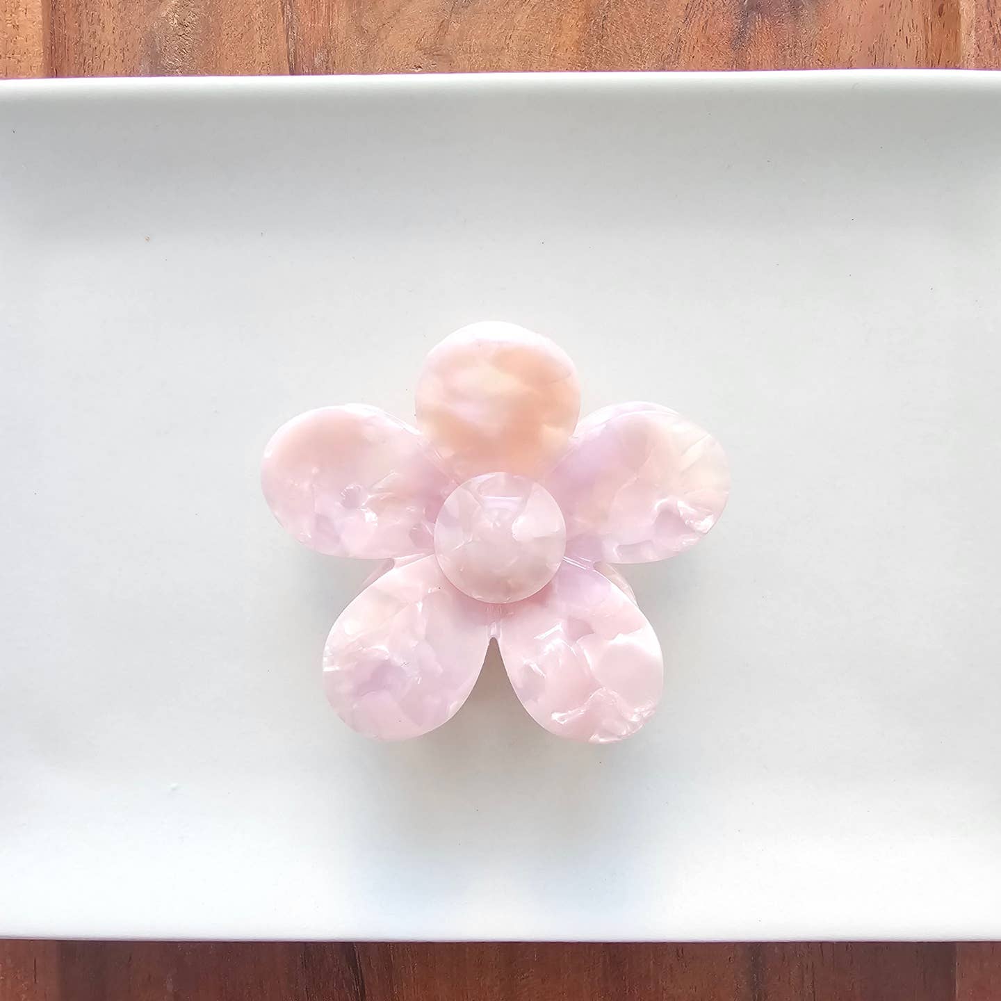 Flower Power Hair Claw - Ballet Slipper Pink