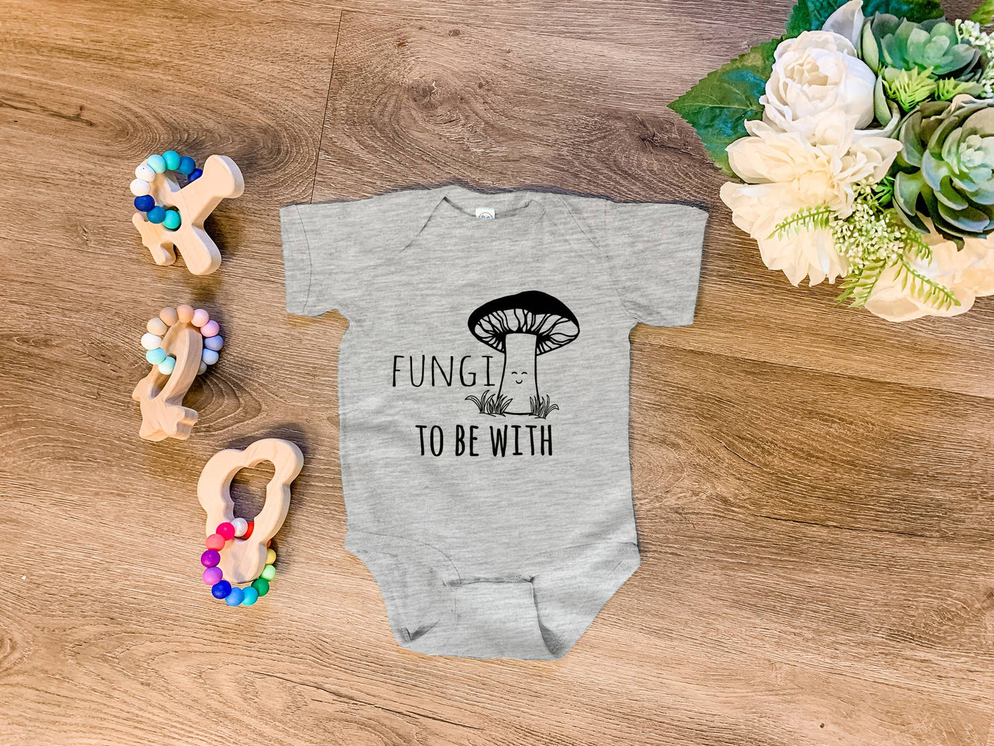 Fungi To Be With - Baby Onesie