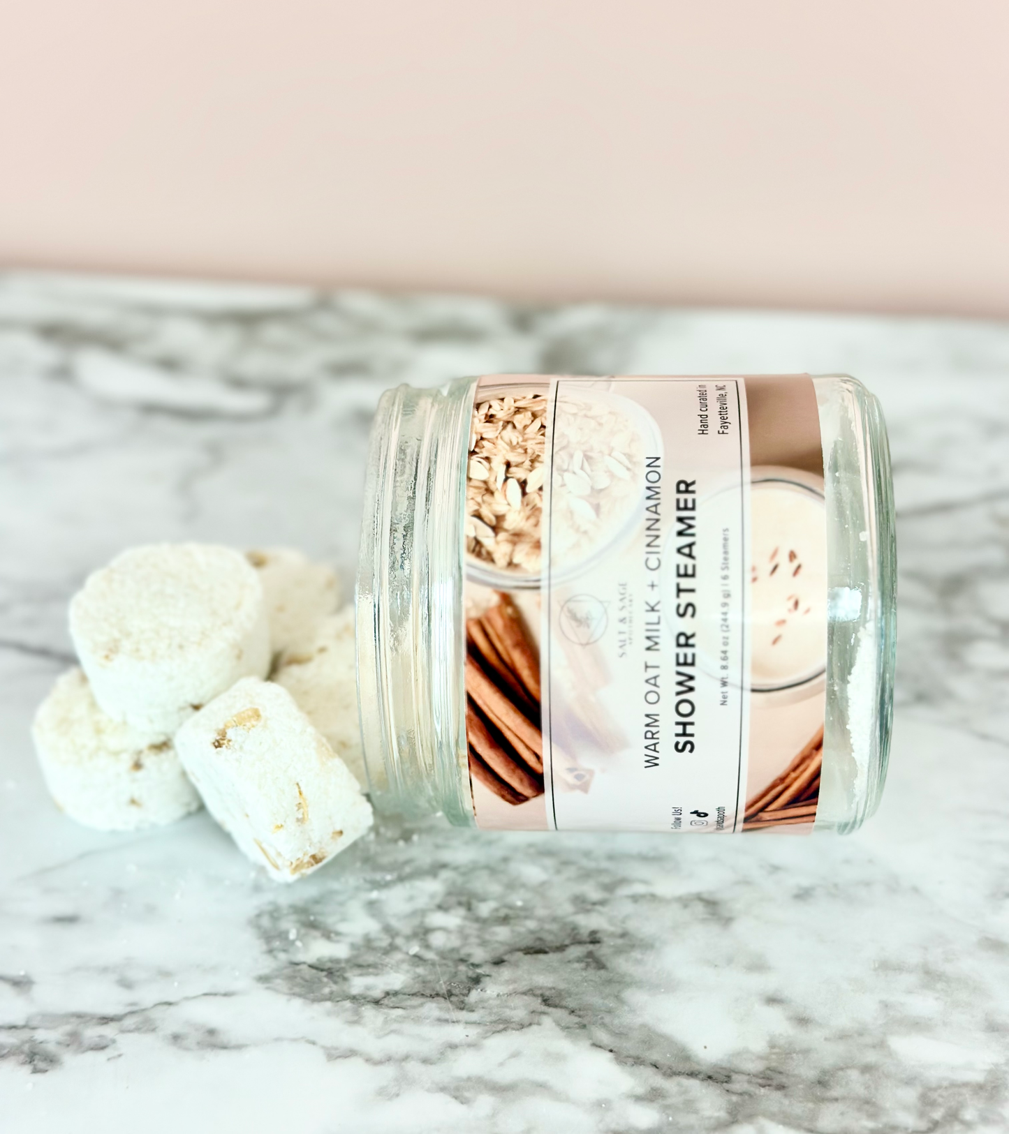 Warm Oat Milk + Cinnamon Shower Steamers- Regular