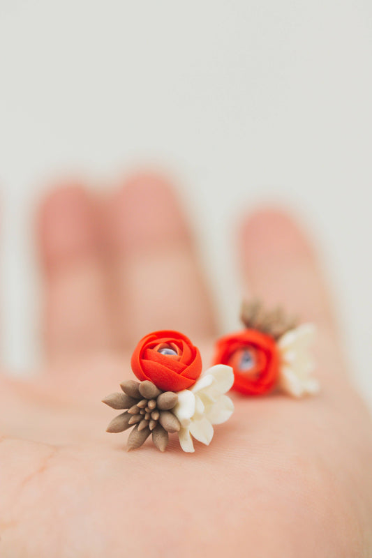 Handcrafted Succulent Jewelry – Comfortable Stud Earrings