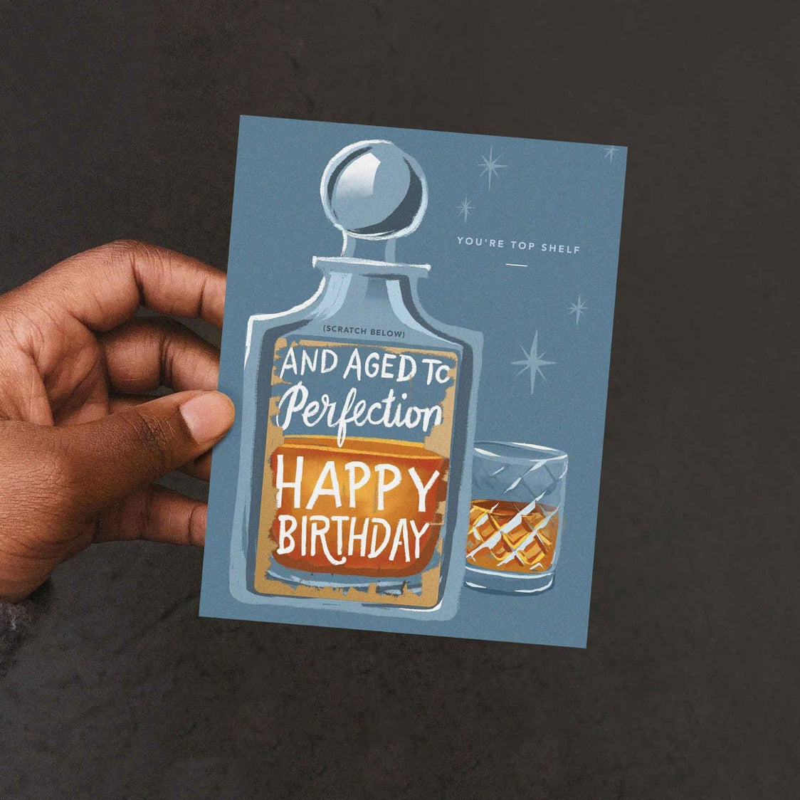 Scratch-Off Card - Whiskey/Bourbon - Birthday