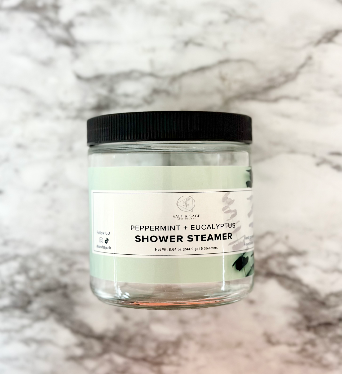 Peppermint + Eucalyptus Shower Steamers- Regular