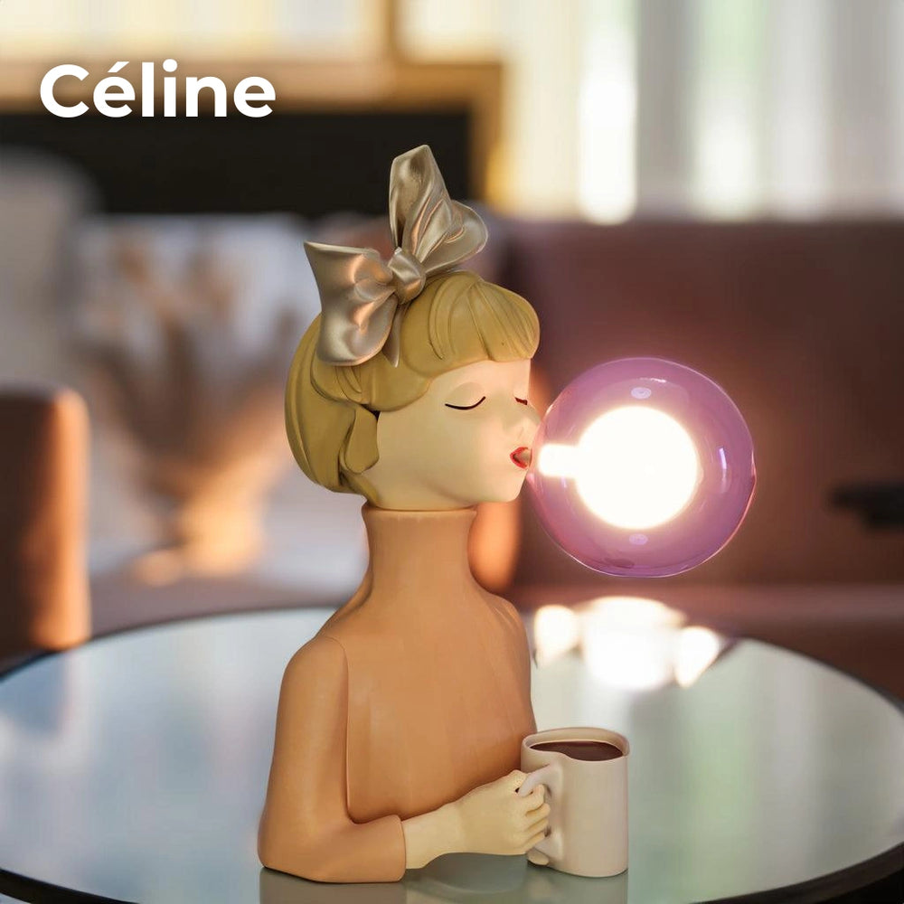 Bubble Girl Lamp - Parisian Collection