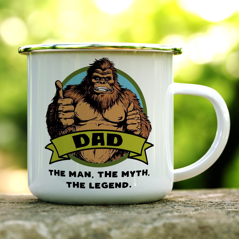 Bigfoot Sasquatch Dad Camping Mug