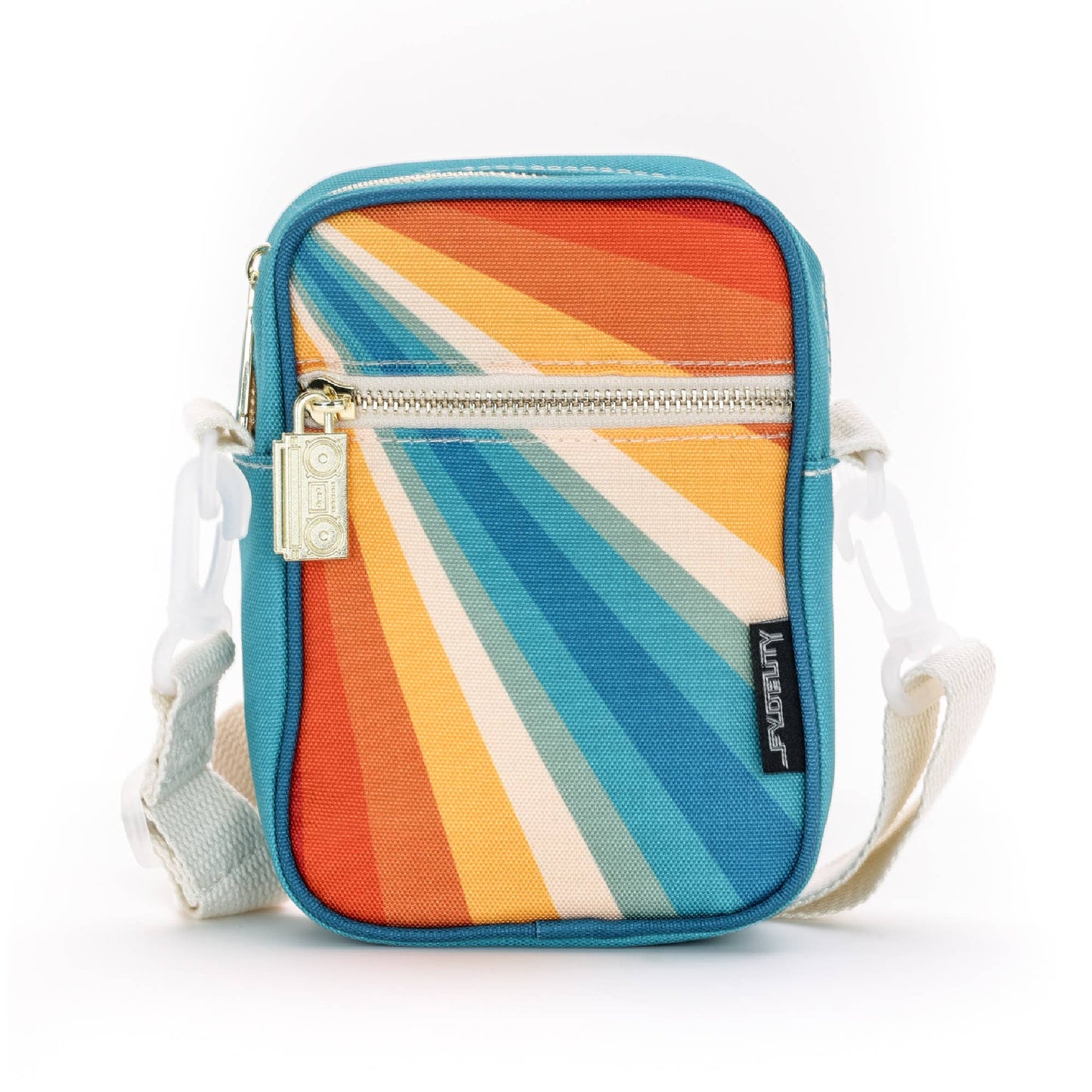 Retro Rainbow Mini Brick Bag