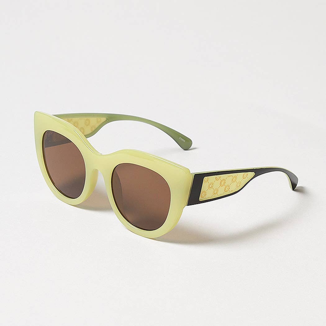 Women's Bold Round Frame Sunglasses