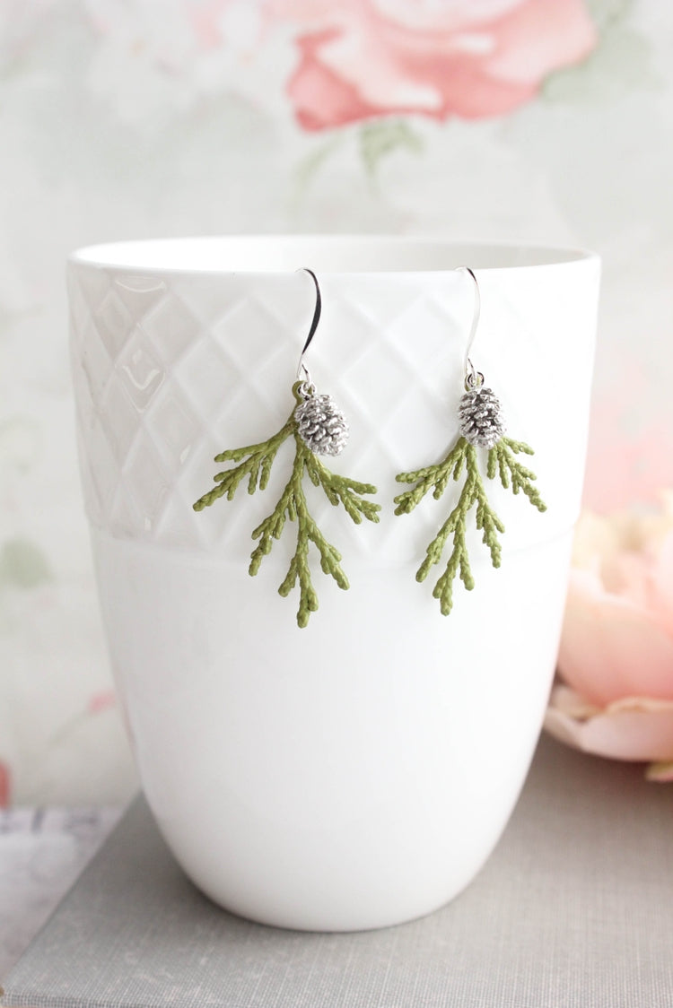 Cedar Branch Earrings