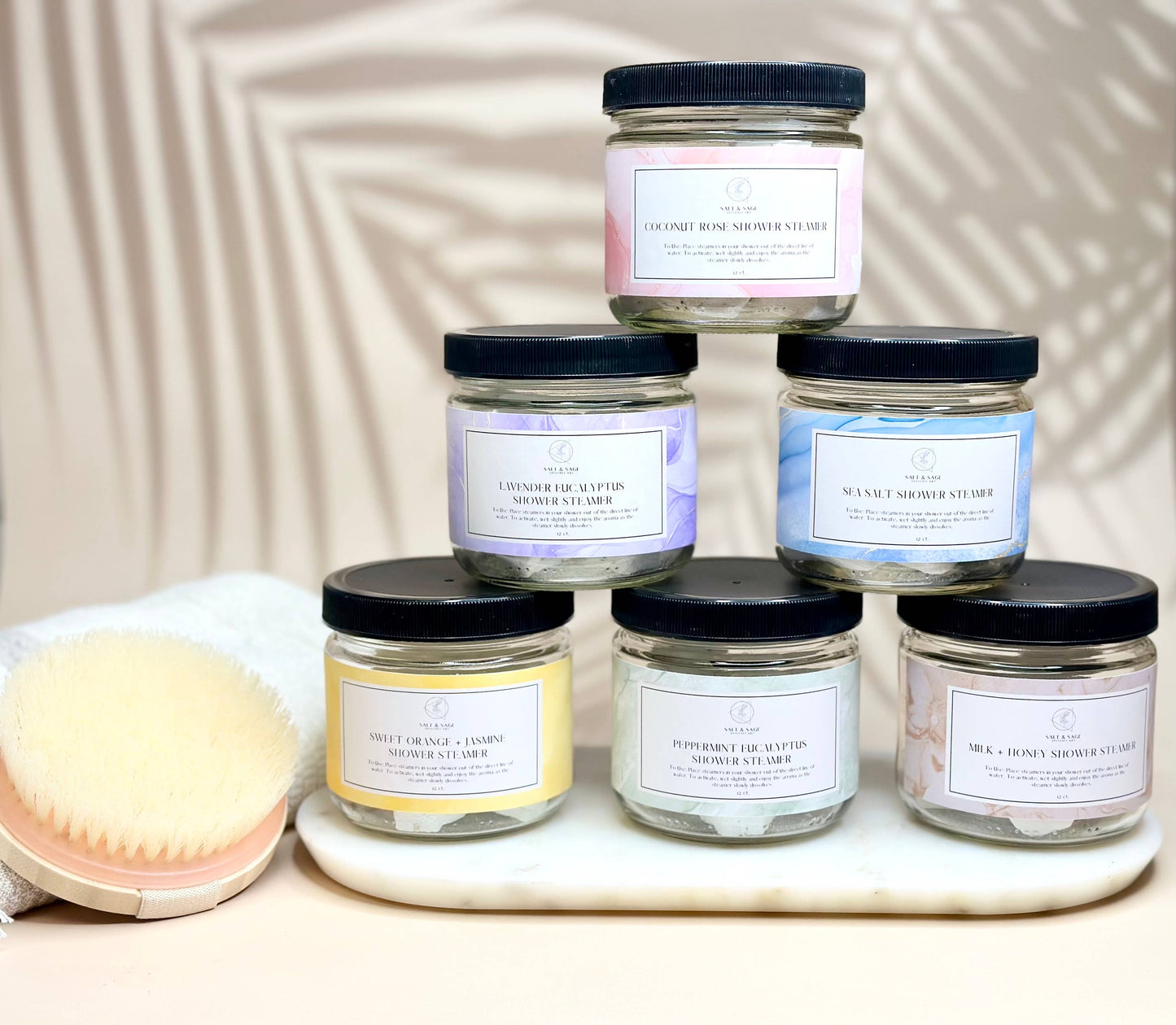 Lavender + Eucalyptus Mini Shower Steamers