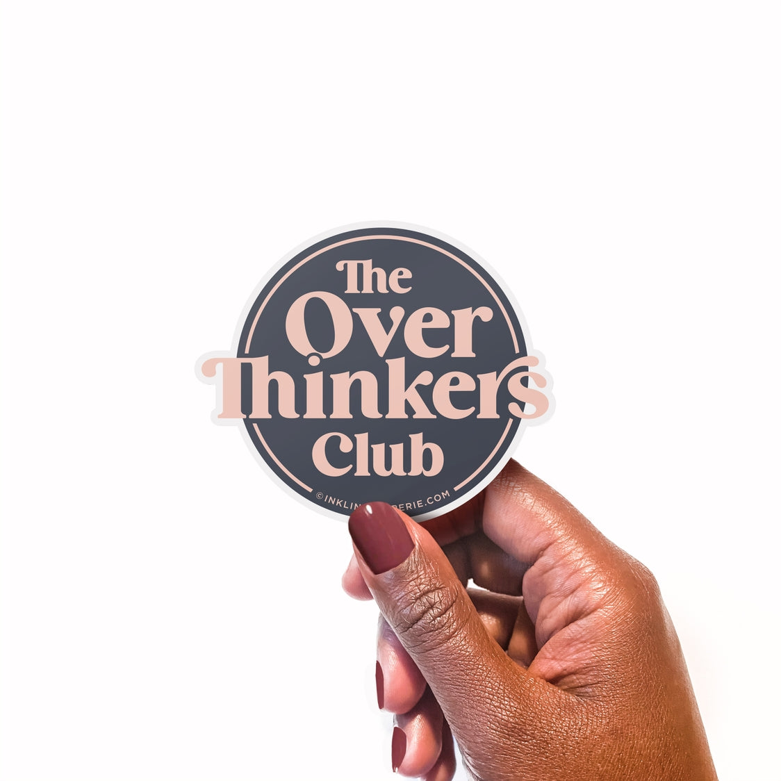 Overthinkers Club Vinyl Sticker