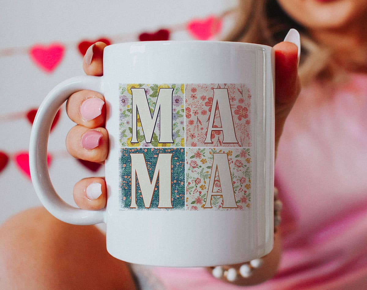 Mama Boho Quilt Coffee Mug