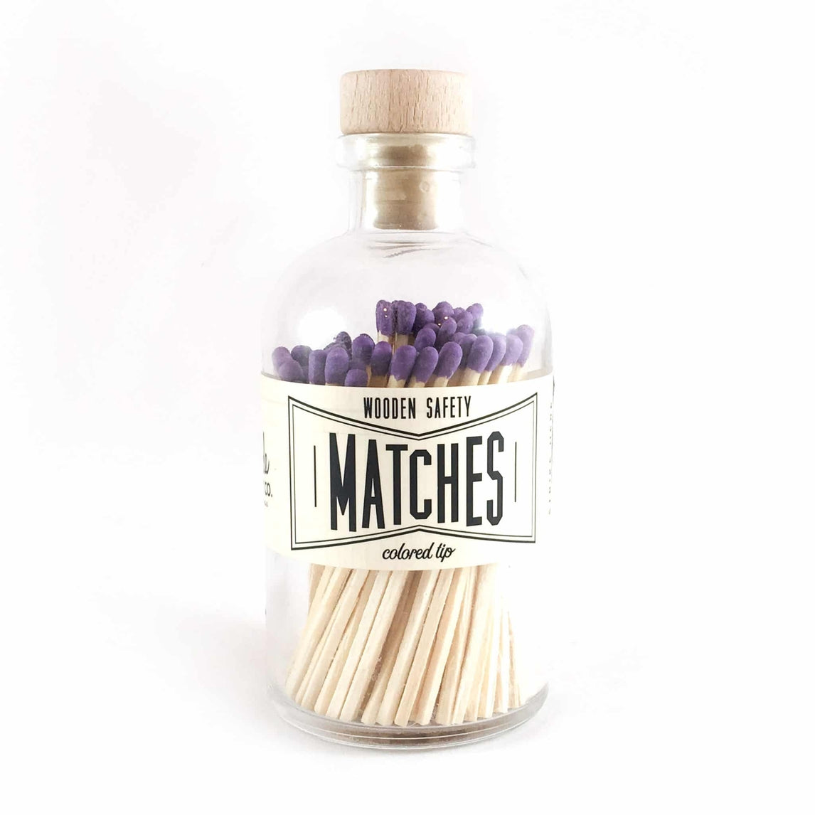 Purple Vintage Apothecary Matches