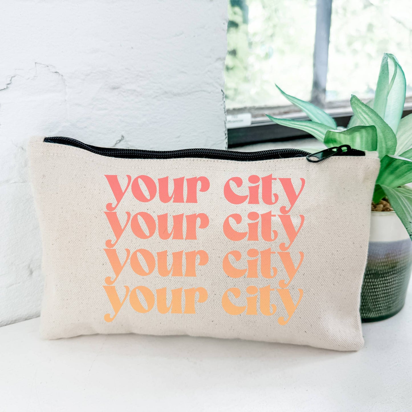 Milwaukee Canvas Zipper Pouch