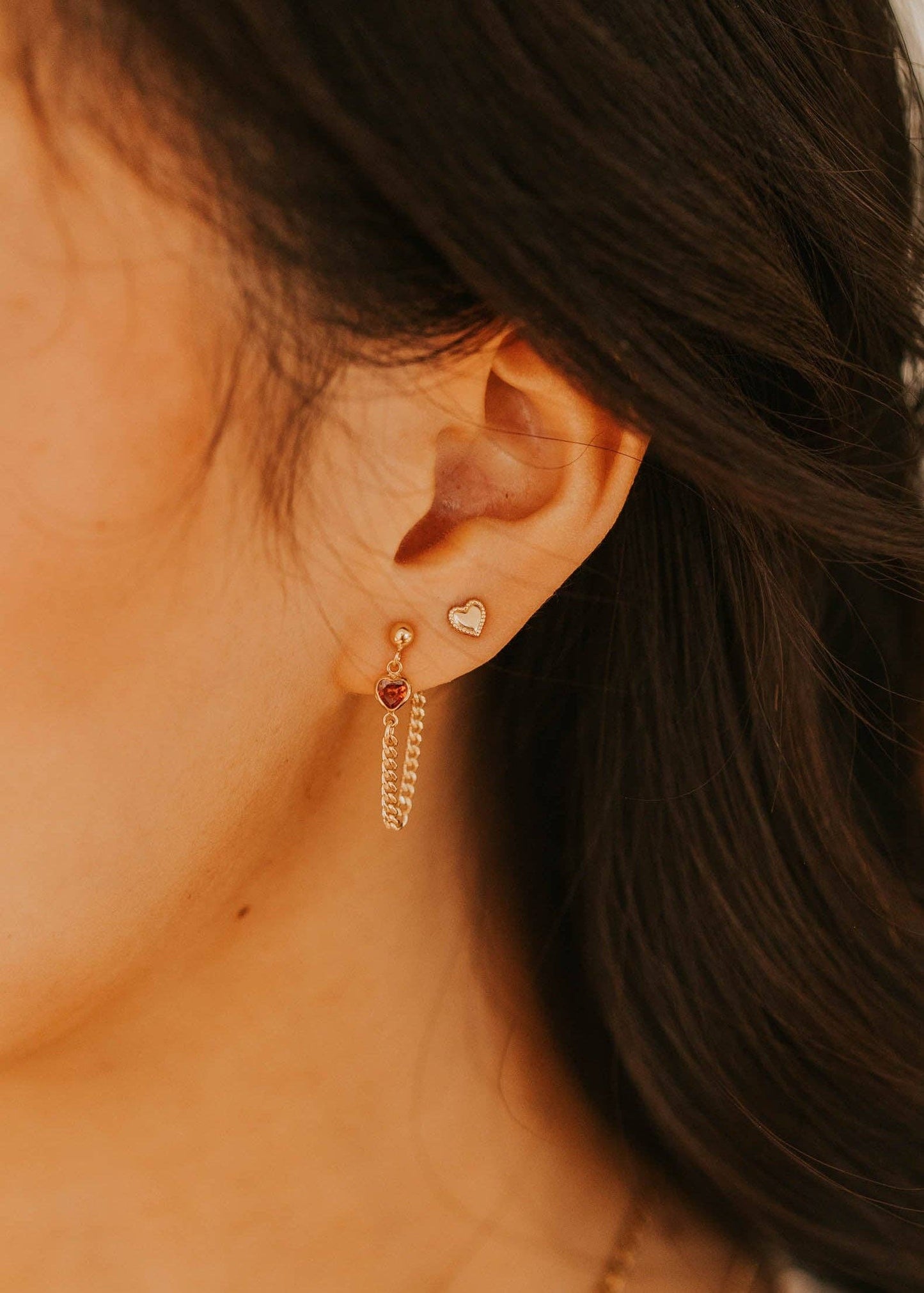 Love Note Studs | 14kt Gold Fill + Sterling Silver