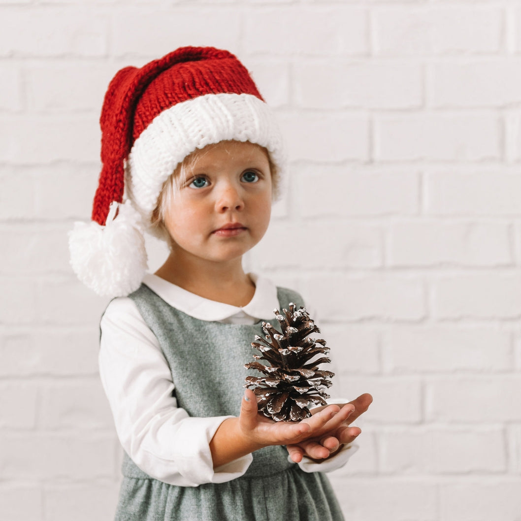 Knitted Nicholas Santa Hat