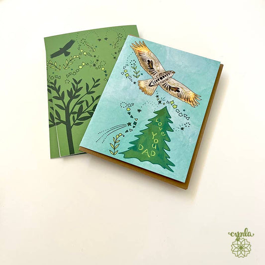 Hawk Dad Card