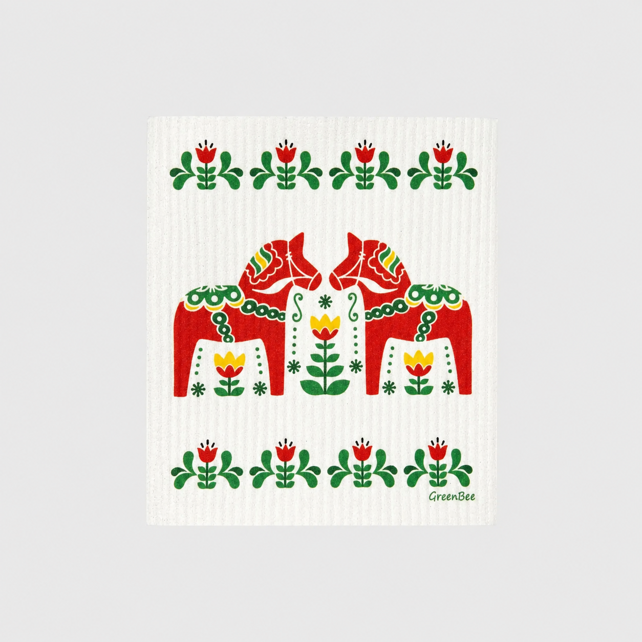 Dala Horse Swedish Dishcloth