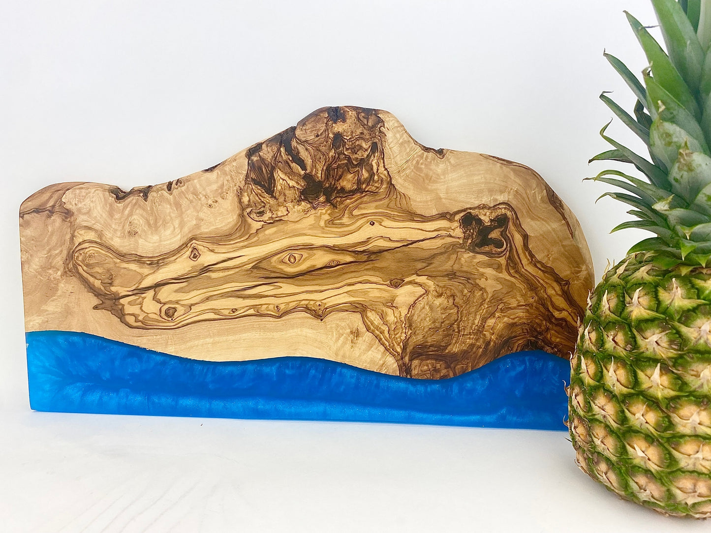 Large Olive Wood Resin Serving Board