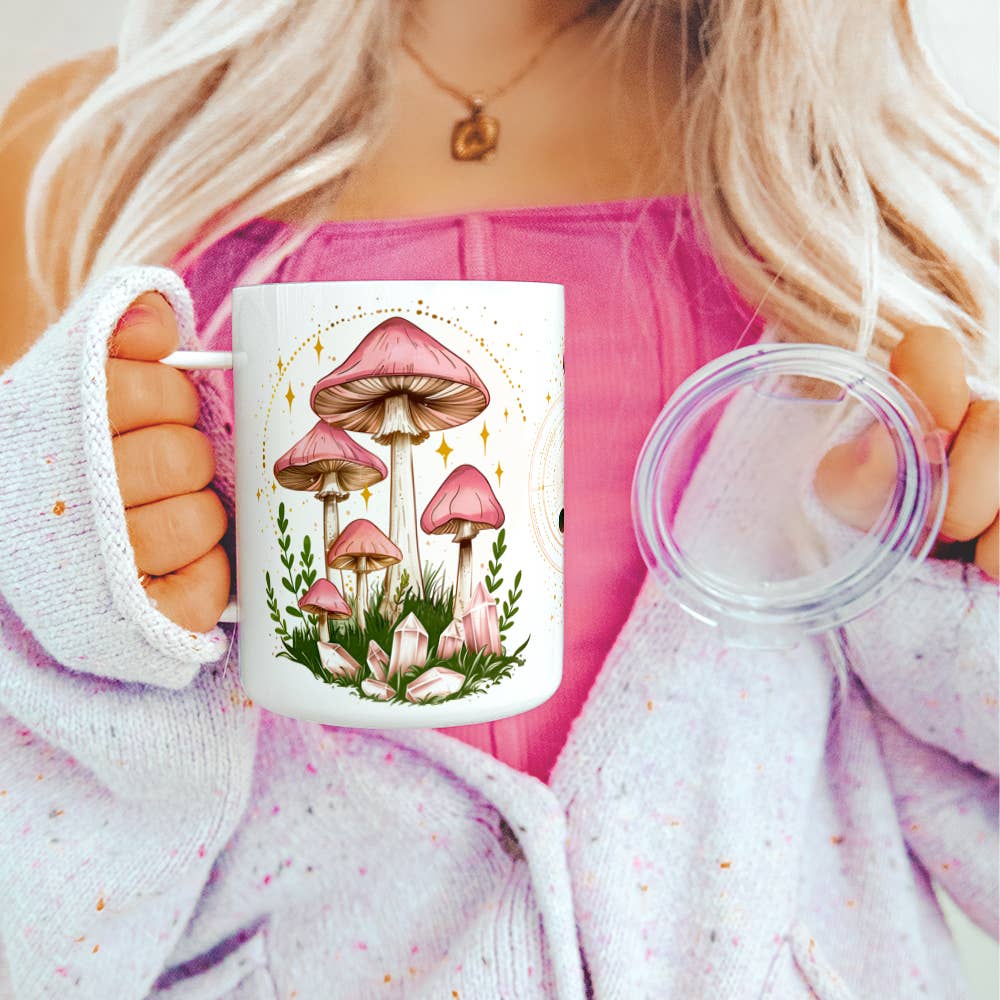 Celestial Mushroom Insulated Travel Mug
